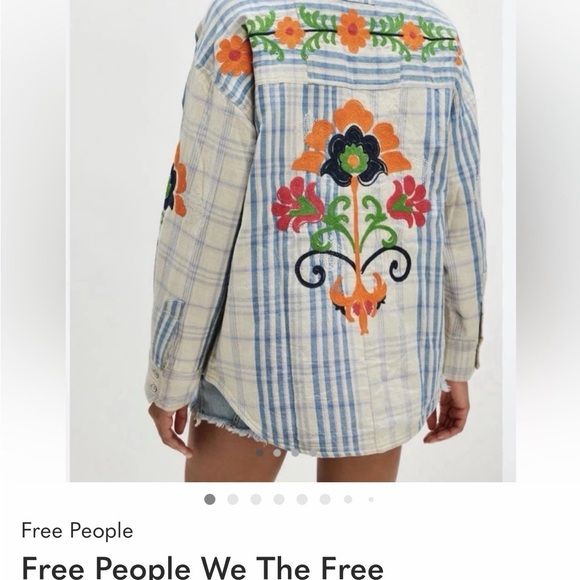 We the free embroidered shirt - Picture 3 of 8